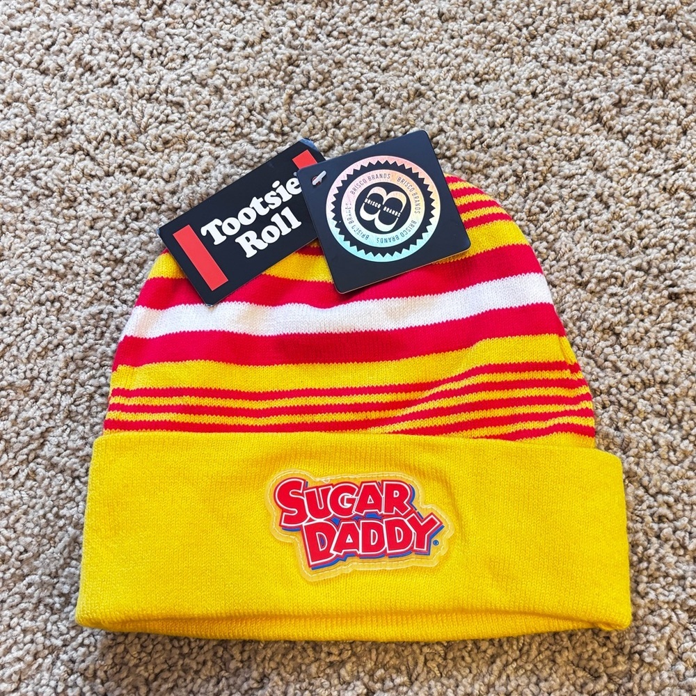 NWT Sugar Daddy Candy Beanie - Trendy Retro Skater Winter Soft Cap Hat